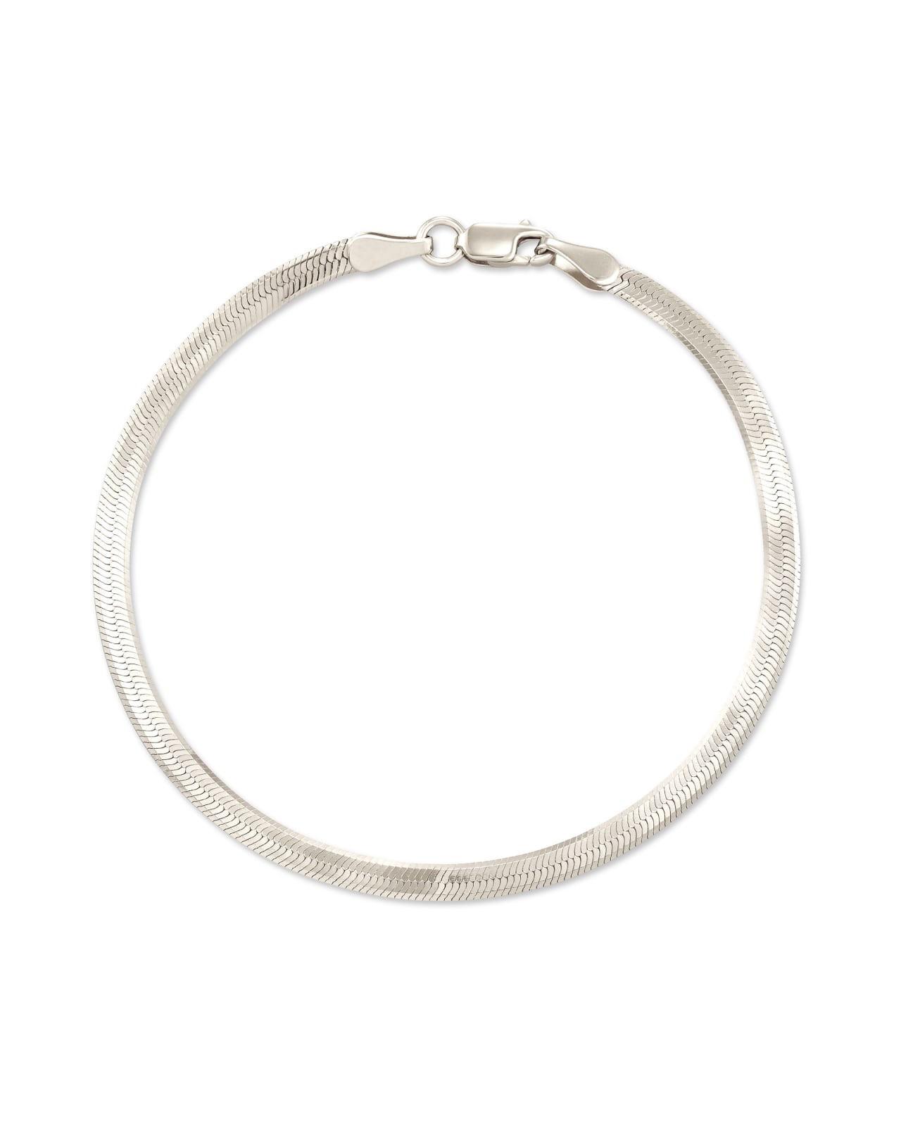 Herringbone Chain Bracelet in Sterling Silver Kendra Scott
